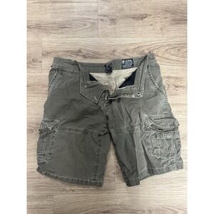 Kuhl Cargo Shorts Mens 38 Ambush‎ Patina Dye Hiking Outdoor Camping Utility Work